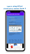 Chemistry: form three notes capture d'écran 1
