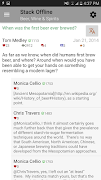 برنامه‌نما Stack Exchange Offline عکس از صفحه