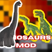 Dinosaurs Mod For Minecraft PE plakat