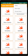 Learn Swift Tutorials Screenshot 2