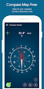 Digital Compass Map 360 plakat