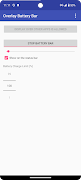 Overlay Battery Bar screenshot 1