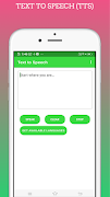 Text to speech (TTS) Ekran Görüntüsü 2