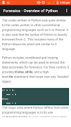 Python Forensics Tutorials تصوير الشاشة 1
