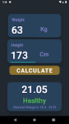 BMI Calculator syot layar 6