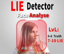 برنامه‌نما LIE Detector Face Test Camera Simulator عکس از صفحه