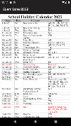 برنامه‌نما Exam date sheet 2023 عکس از صفحه