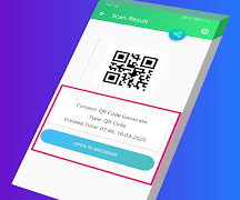 برنامه‌نما QR Code Reader -QR Code Genera عکس از صفحه