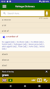 Rohingya Dictionary captura de pantalla 1