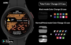 ACRO Genix Digi Rev watchface 截图 5