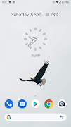 Clean Clock Widget Cartaz