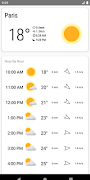 Simple Time & Weather Widget capture d'écran 2