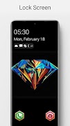 Diamond Lock Screen captura de pantalla 5