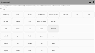 Thesaurus S screenshot 4