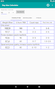 Rep Max Calculator स्क्रीनशॉट 5