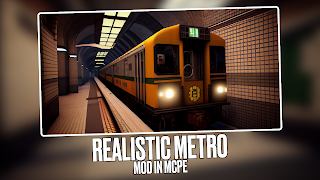 Realistic Metro Mod in MCPE 포스터
