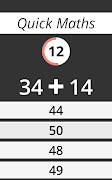 Casual Quick Maths capture d'écran 6