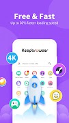 KeepBrowser: Fast & private capture d'écran 1