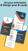 Business Card Maker, Visiting 截圖 1