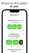 AITOFIT - Gym Workout Coach ảnh chụp màn hình 1