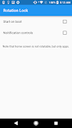 برنامه‌نما Rotation Lock عکس از صفحه