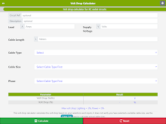 Voltage Drop Calculator captura de pantalla 6