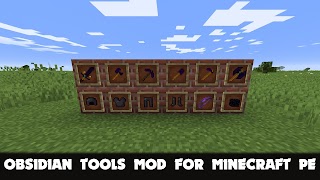 Obsidian Tools Mod Minecraft Poster