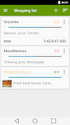 Shopping list 포스터