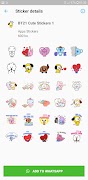 BT21 Cute Stickers স্ক্রিনশট 1