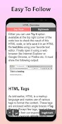 Easy HTML Tutorial Screenshot 2