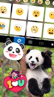 Fundo do Teclado Happy Cute Panda imagem de tela 2
