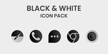 Black & White Theme imagem de tela 3