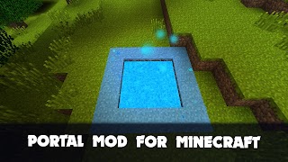 Portal Gun Mod for Minecraft Poster