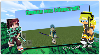 برنامه‌نما Demon Slayer Mod for Minecraft عکس از صفحه
