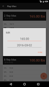 Rep Max Tracker تصوير الشاشة 5