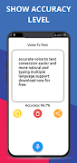 برنامه‌نما Voice to text Voice typing app عکس از صفحه