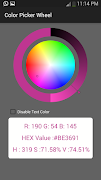 Color Picker Wheel Plakat