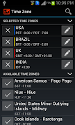 Multi Time Zone Clock syot layar 3