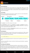 برنامه‌نما CSS3 Pro Quick Guide Free عکس از صفحه
