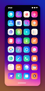 برنامه‌نما Gladient Icon Pack iOS Style عکس از صفحه