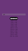 Multiplication table by Omar screenshot 2