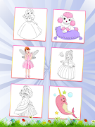 برنامه‌نما Princess Coloring Book 3 عکس از صفحه