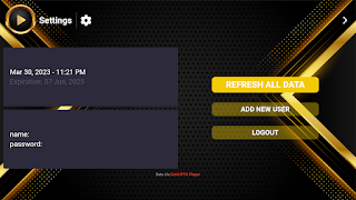 Gold IPTV Player screenshot 2