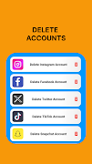 Social Meter - Eliminar conta imagem de tela 3
