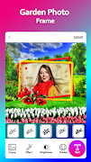Garden Photo Frame Editor 스크린샷 4