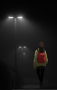 Headlight - LED SOS Flashlight plakat