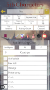 5th Character Sheet Screenshot 4