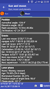 Sun, moon and planets screenshot 4