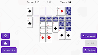 برنامه‌نما Klondike Solitaire عکس از صفحه