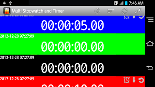 5 Schermata Multi Cronometro e Timer Pro